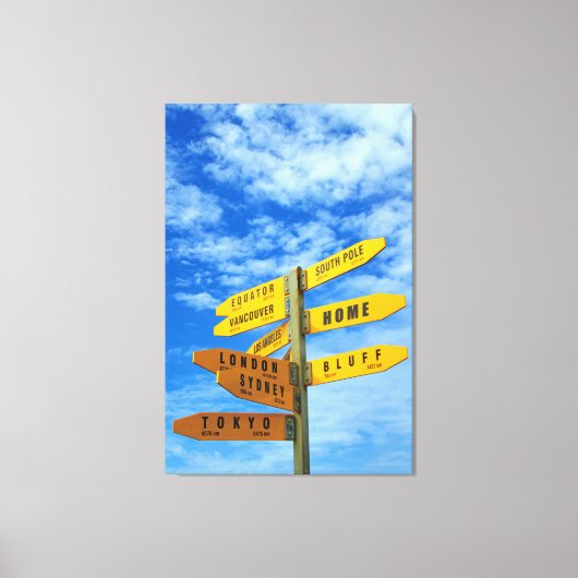 LUV TRAVEL 32x48 Leinwanddruck (Vorderseite)