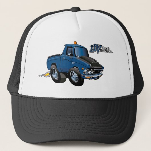 Luv Truck Garage Cruisin' Trucker Hat Truckerkappe (Vorderseite)