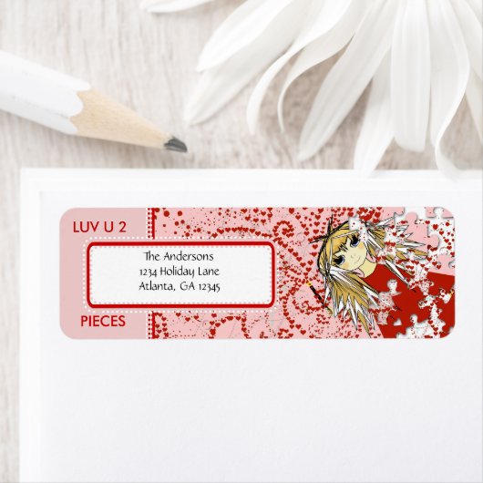 LUV U 2 Stücke Rücksendeadresse (Insitu)