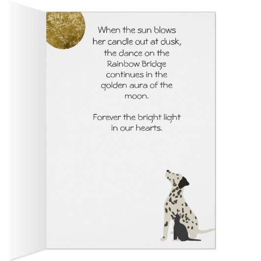 LUV U BIS MOON UND BACK Beileid (Innen (Rechts))