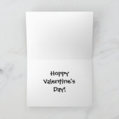 "Luv U Fur-ever!" Weihnachtskarte Feiertagskarte (Innenseite)