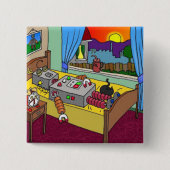 Luv U ❤️ Luv ich Robbie Button (Vorderseite)