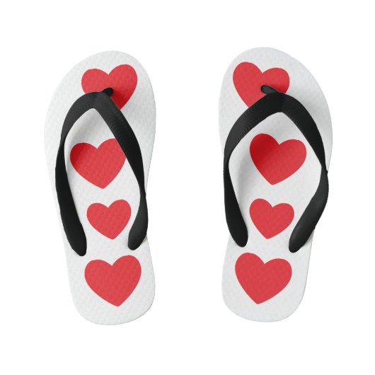 Luv U ❤️ Luv Me Flip Flops, Kinder Kinderbadesandalen (Fußbett)