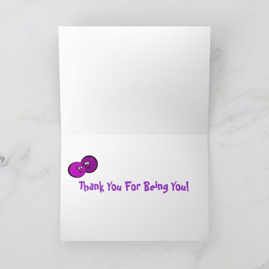 Luv Ya Bunches! Dankeskarte (Innenseite)