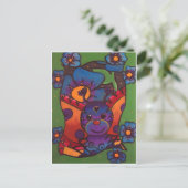 LuvBug Postkarte (Stehend Vorderseite)