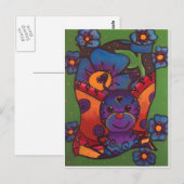 LuvBug Postkarte (Vorne/Hinten)