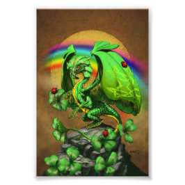 Luver Clover Dragon 4x6 Print Fotodruck