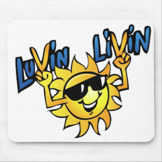 Luvin Livin Sun grafische Mausunterlage Mousepad