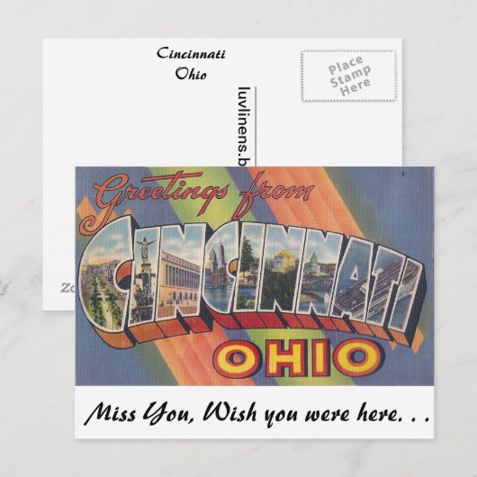 luvlinens.blogspot.com postkarte (Vorne/Hinten)