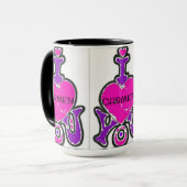 LUVMUG™ Carmen- LUVYBZ® Liebe - Geschenke Kaffee-C Tasse (Vorderseite Links)