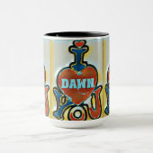 LUVMUG™ Dawn- LUVYBZ® Liebe gibt Kaffeecup Tasse (Zentrum)