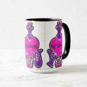 LUVMUG™ Karyn- LUVYBZ® Liebe - Geschenke Kaffee-Cu Tasse (VorderseiteRechts)