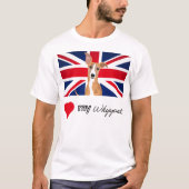 LUVMYWHIPPET Basic T-Shirt (Vorderseite)