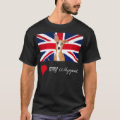 LUVMYWHIPPET (DARK) Basic T-Shirt (Vorderseite)
