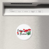 Luvs Sicilian Girl Magnet (In Situ (Geschirrspüler))
