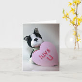 Luvs U Karte (Gelbe Blume)