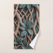 Luwung-Baum-Relief Badhandtuch Set (Handtuch)