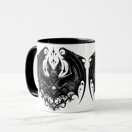 Lux Bat Tasse (Vorderseite Links)