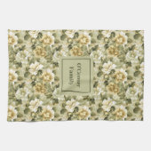 Lux Botanical Touch Personalized Greenery Towel  Geschirrtuch (Horizontal)