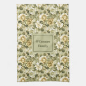 Lux Botanical Touch Personalized Greenery Towel  Geschirrtuch (Vertikal)