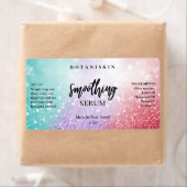 Lux Cotton Candy Glitzer Face Serum Labels (Insitu)