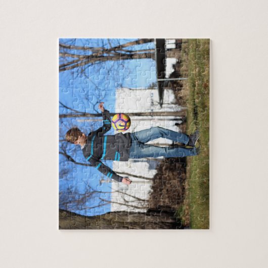 Lux-Fußball-Puzzlespiel, 8" x 10", 110 Stücke Puzzle (Vertikal)