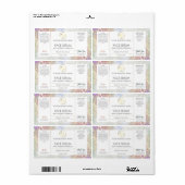 Lux Glitzer Pastel Haar Gesichtserkennzeichen (Vorne)