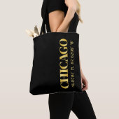 Lux Gold Chicago Latitude & Longitude Tasche (Von Nahem)