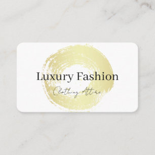 Lux Gold Gebürstet Modern Stylisch Visitenkarte