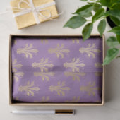Lux Gold Lilie und Amethyst Seidenpapier (Geschenk)