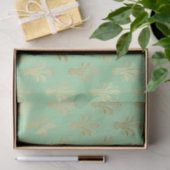 Lux Gold Lilie und Green Ash Seidenpapier (Geschenk)