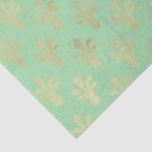 Lux Gold Lilie und Green Ash Seidenpapier (Ausschnitt)