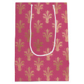 Lux Gold Lilie und Raspberry Sorbet Mittlere Geschenktüte (Rückseite)