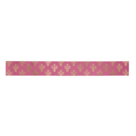 Lux Gold Lilie und Raspberry Sorbet Satinband