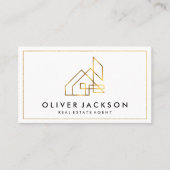 Lux Gold Real Anwesen House | Goldgrenze Visitenkarte (Vorderseite)