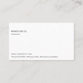 Lux Gold Speck | FÜHRUNGSKRAFT KOCH Visitenkarte (Rückseite)