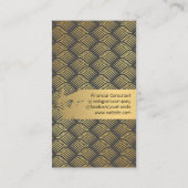 Lux Gold Weave Visitenkarte (Rückseite)