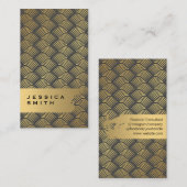 Lux Gold Weave Visitenkarte (Vorne/Hinten)