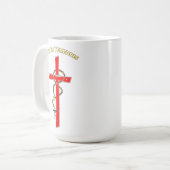 Lux in Tenebris -02 Kaffeetasse (Vorderseite Links)