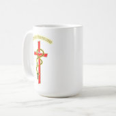 Lux in Tenebris - Rosary 01 Kaffeetasse (Vorderseite Links)