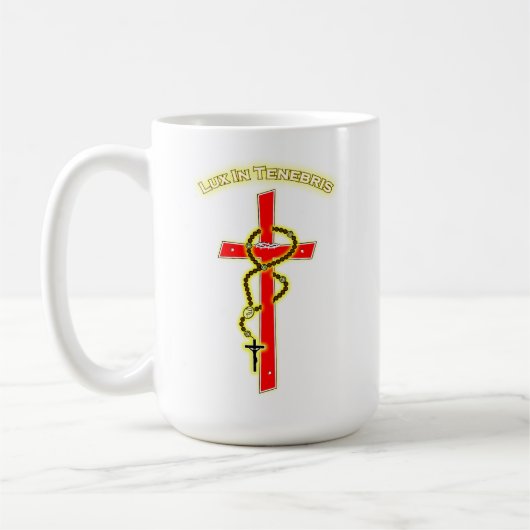 Lux in Tenebris - Rosary 01 Kaffeetasse (Links)