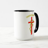 Lux in Tenebris - Rosary 01 Tasse (VorderseiteRechts)