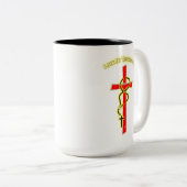 Lux in Tenebris - Rosary 01 Zweifarbige Tasse (VorderseiteRechts)