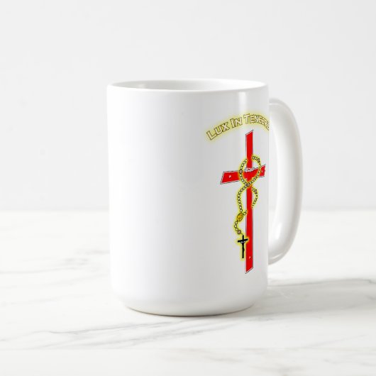 Lux in Tenebris - Rosary 02 Kaffeetasse (VorderseiteRechts)