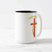 Lux in Tenebris - Rosary 02 Zweifarbige Tasse (VorderseiteRechts)