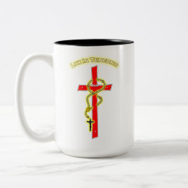 Lux in Tenebris - Rosary 02 Zweifarbige Tasse