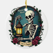 Lux in Tenebris Skeleton Lantern Ornament (Hinten)