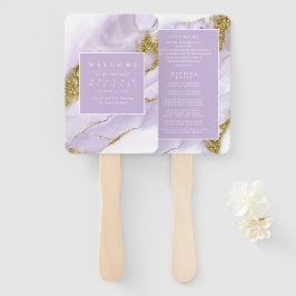 Lux Ink Lavender Abstrakt ID990 Fächer