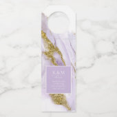 Lux Ink Lavender Abstrakt ID990 Flaschenanhänger (Vorderseite)