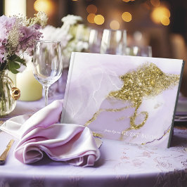 Lux Ink Lavender Abstrakt ID990 Gästebuch